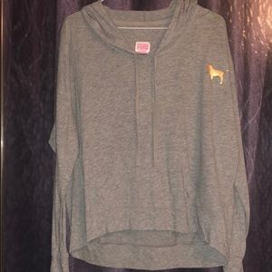 PINK sleep/beach hoodie.